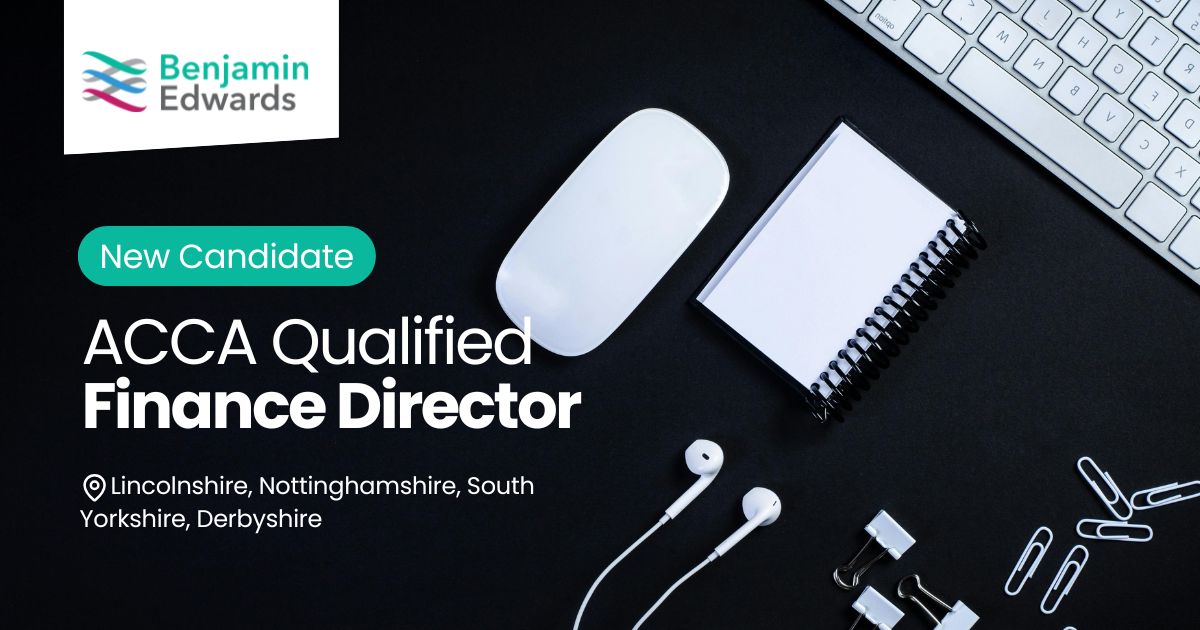 ACCA Finance Director - Ref 10502 - Benjamin Edwards